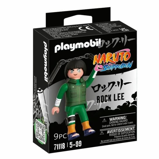 Figure Playmobil Naruto Shippuden - Rock Lee 71118 9 Pieces (S7190794) Playmobil