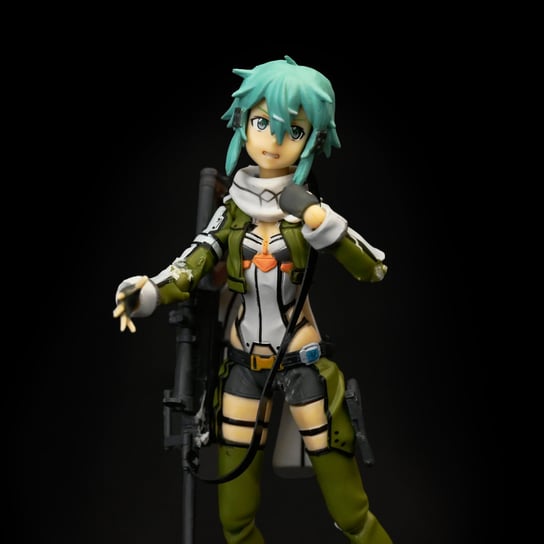 Figurka akcji Sinon | Żywica | 22 cm | Sword Art Online Anime Inna marka