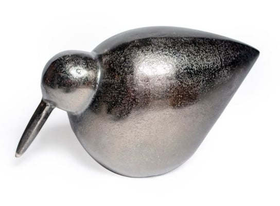 Figurka aluminiowa Dziobiący ptaszek, czarny GIFTDECO
