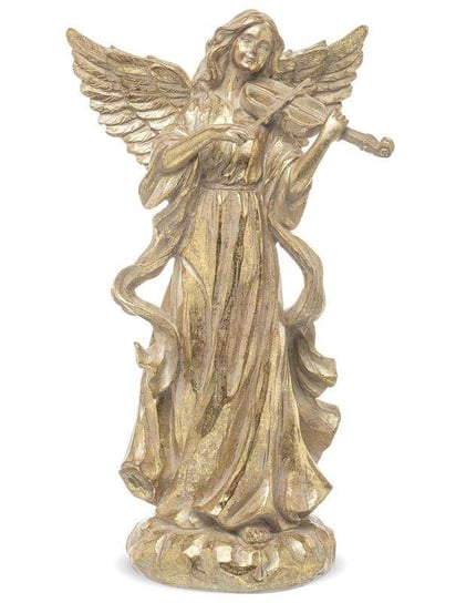 Figurka Anioł ze skrzypcami złoty 30,5x17x11,5 cm Art-Pol