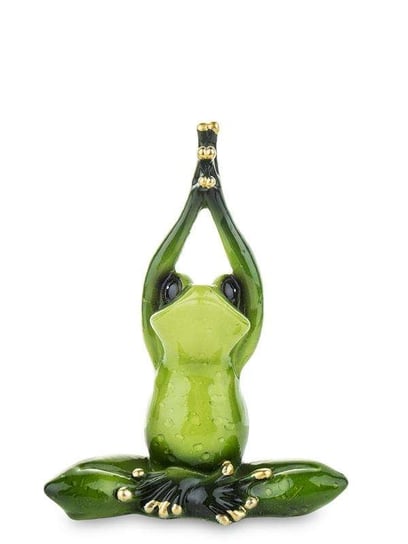 Figurka ART-POL Żaba joga, zielona, 12,5x10x5 cm Art-Pol
