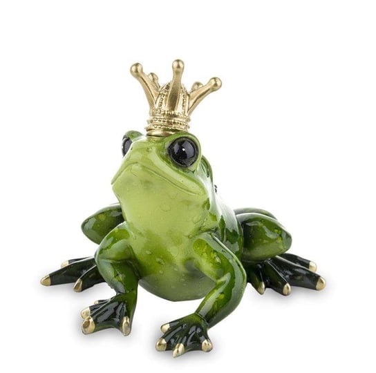 Figurka ART-POL Żaba królewna, zielona, 12x12x13,5 cm Art-Pol