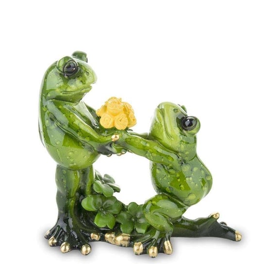 Figurka ART-POL Żaba oświadczyny, zielona, 11x11x4,5 cm Art-Pol