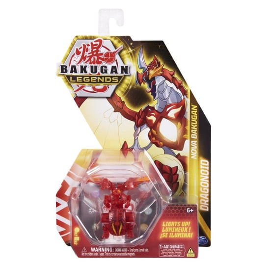 Figurka Bakugan Legends kula podświetlana Dragonoid Red Bakugan