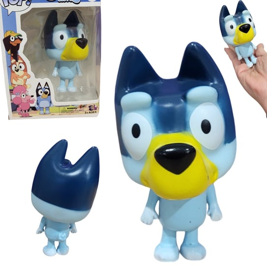 Figurka Bluey ZABAWKA LALKA PRZYJACIEL RADOŚĆ POSTAĆ DUŻA GŁOWA PIESEK KRAK.JET
