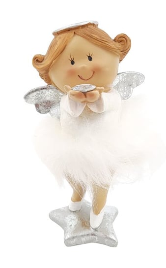 Figurka ceramiczna aniołek 18 cm walentynki serce dekoracja prezent upominek Inna marka