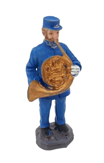 Figurka ceramiczna grajek instrument waltornia dekoracja prezent upominek Inna marka