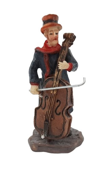 Figurka ceramiczna grajek instrument wiolonczela dekoracja prezent upominek Inna marka