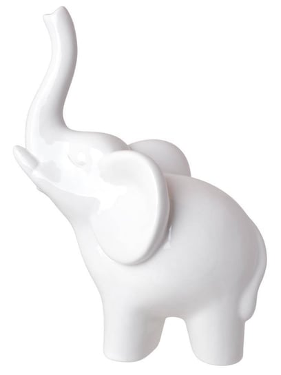 Figurka ceramiczna słoń biały duży Inna marka