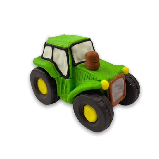 Figurka cukrowa Czerpaczka zielona koparka traktor Slado