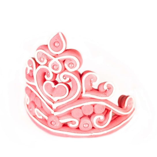 Figurka Cukrowa Korona Różowa Na Tort Urodzinowy Slado