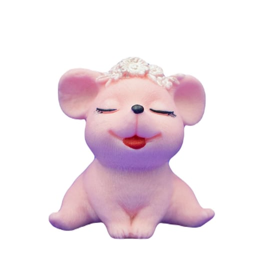 Figurka Cukrowa Myszka Różowa Dziewczynka Inna marka