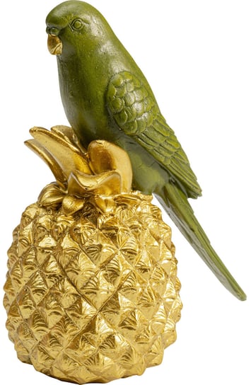 Figurka dekoracyjna Ananas Parrot 11x14 cm zielono-złota Kare Design