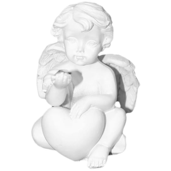 Figurka dekoracyjna Anioł, biała, 5x4x5,5 cm Pigmejka