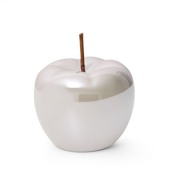 Figurka Dekoracyjna Ceramiczna Jabłko Simona 11X11X13 Perłowa Eurofirany