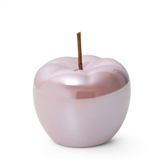 Figurka Dekoracyjna Ceramiczna Jabłko Simona 11X11X13 Różowa Eurofirany
