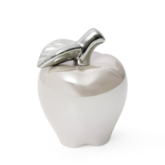Figurka Dekoracyjna Ceramiczna Jabłko Simona 11X11X14 Perłowa Eurofirany