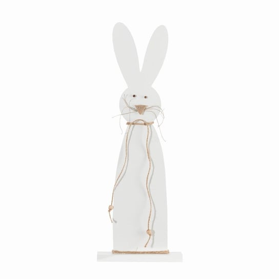 Figurka dekoracyjna DEKORIA Rabbit I, biała, 62 cm Dekoria