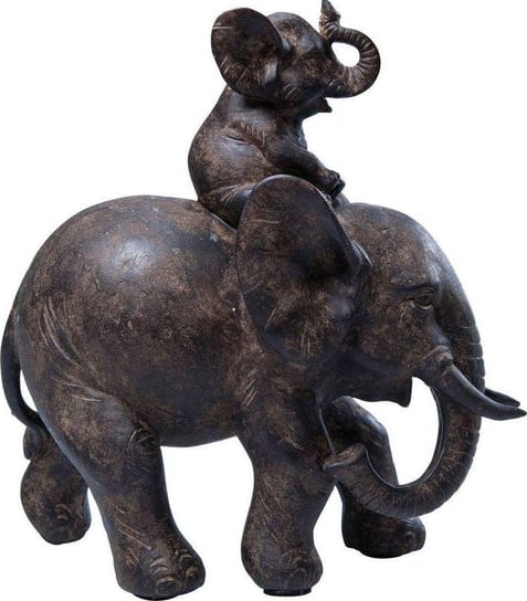 Figurka dekoracyjna Elephant Dumbo Uno 18x19 cm brązowa Kare Design