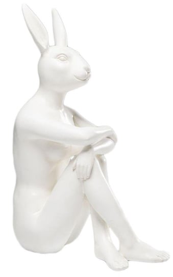 Figurka dekoracyjna Gangster Rabbit 26x39 cm biała Kare Design
