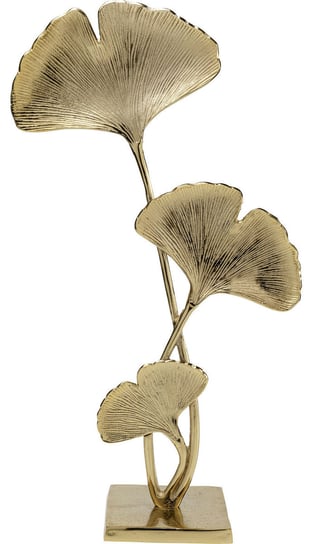 Figurka dekoracyjna Ginkgo Leafs 35x70 cm złota Kare Design