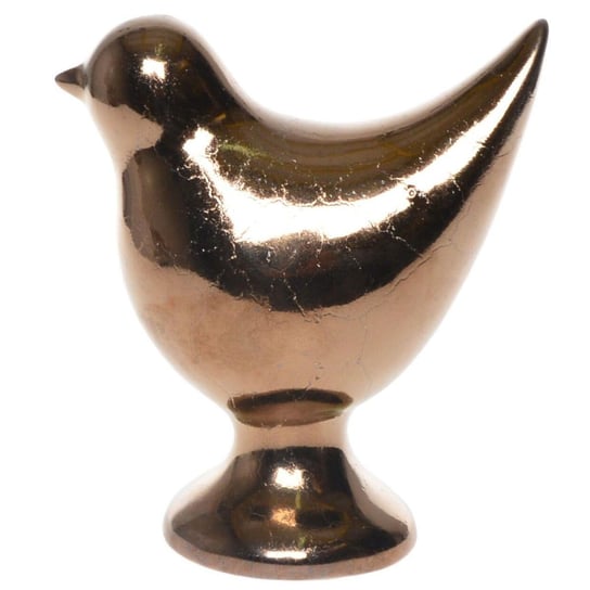 Figurka dekoracyjna - miedziany ptak Brono 11,5 cm Duwen