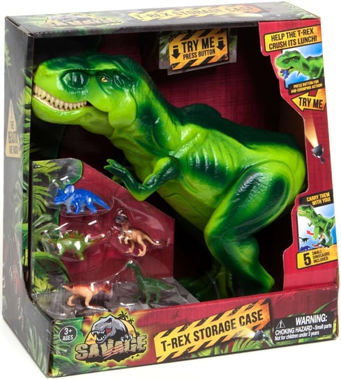 Figurka Dinozaur T-Rex i 5 małych dinozaurów Boley