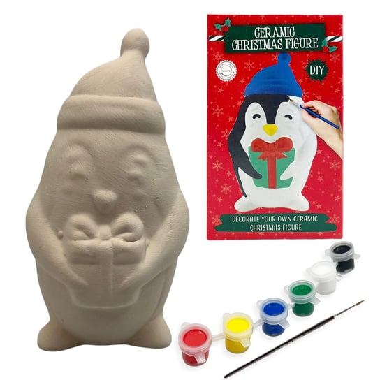 Figurka Do Malowania Świąteczna Pingwin Diy Artmaker