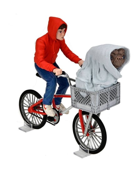 Figurka E.T. The Extra-Terrestrial - Elliott & E.T. On Bicycle Neca