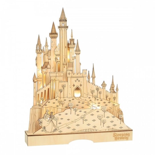 Figurka Enesco Disney Sleeping Beauty Castle, brązowa, 14,57 cala, 6004499 Inna marka