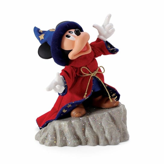 Figurka Enesco Disney Sorcerer Mickey Fantasia 25,4 Cm, Poliester, Wielokolorowa Enesco