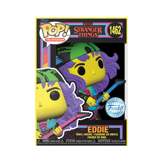 Figurka Funko POP! Strangers Things - Eddie with Guitar (Black Light) 1462 Funko POP!