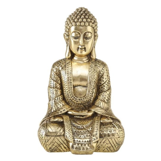 Figurka Jarven Budda wys. 30 cm złoto polyresin Boltze