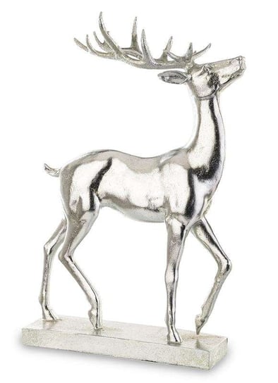 Figurka Jeleń sztuczny kolor srebrny wys.49cm Art-Pol