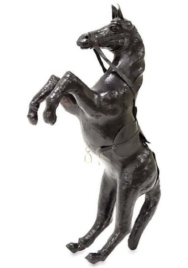 Figurka koń, czarna, 39x23x9 cm Pigmejka