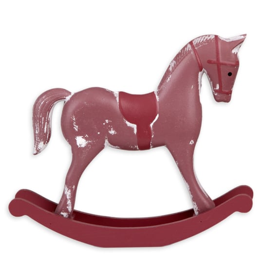 Figurka Konia Na Biegunach, Winter Wonderland, Różowy Empik