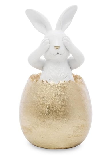 Figurka królik ART-POL, biały, 14x7x7 cm Art-Pol