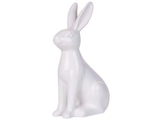 Figurka królik biała RUCA Beliani