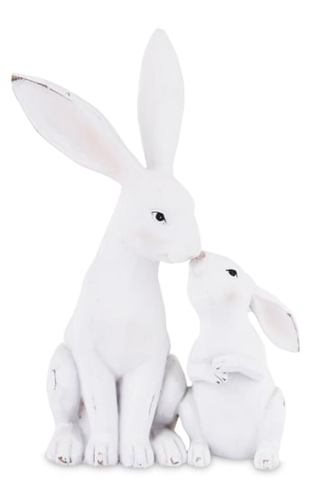 Figurka Króliki Wielkanocne, Białe, 27 cm ART-POL