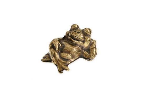 Figurka Leżącej Chilloutowej Żaby Złota Jubileo
