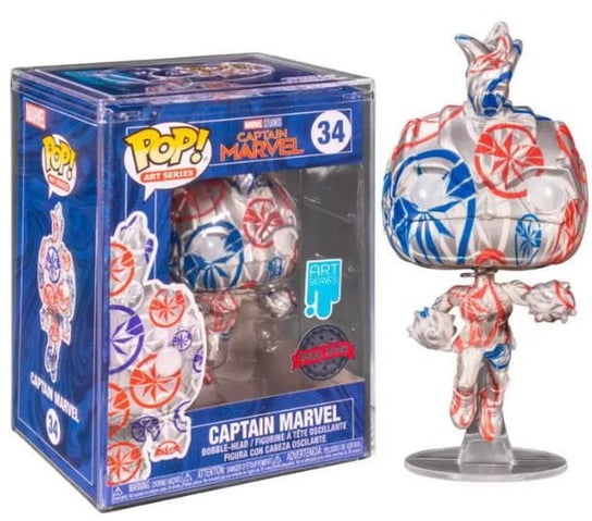 Figurka marvel pop captain marvel art series special edition Funko POP