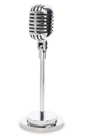 Figurka Metalowa Mikrofon Pigmejka