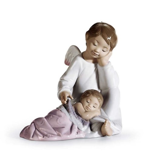 Figurka Opiekuńczy Anioł (różo Lladro