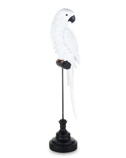Figurka Papuga Na Stojaku Kolor Biały Wys.45Cm Art-Pol