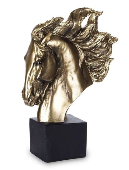 Figurka PIGMEJKA Głowa Konia, złoto-czarna, 33,5x9x22 cm Pigmejka
