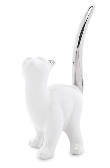 Figurka PIGMEJKA Kot, biała, 15,5x8,5x5 cm Pigmejka