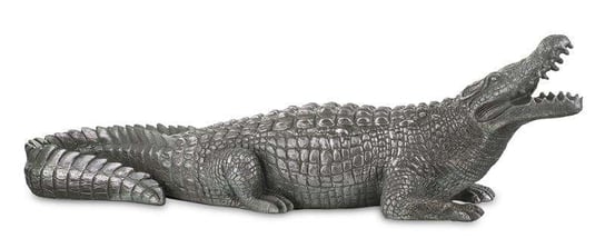Figurka PIGMEJKA Krokodyl, srebrna, 19x62 cm Pigmejka