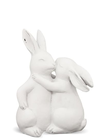 Figurka PIGMEJKA Królik, biała, 19x15 cm Pigmejka