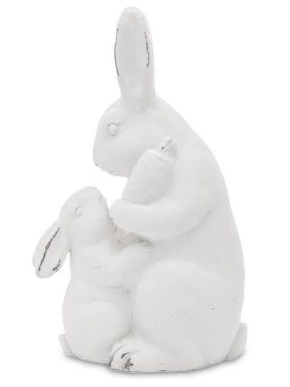 Figurka PIGMEJKA Królik, biała, 30,5x11 cm Pigmejka
