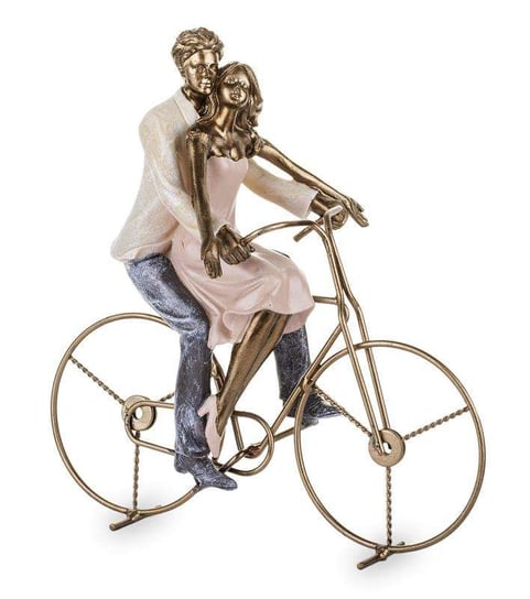 Figurka PIGMEJKA Para na rowerze, 25,5x25x13 cm Pigmejka